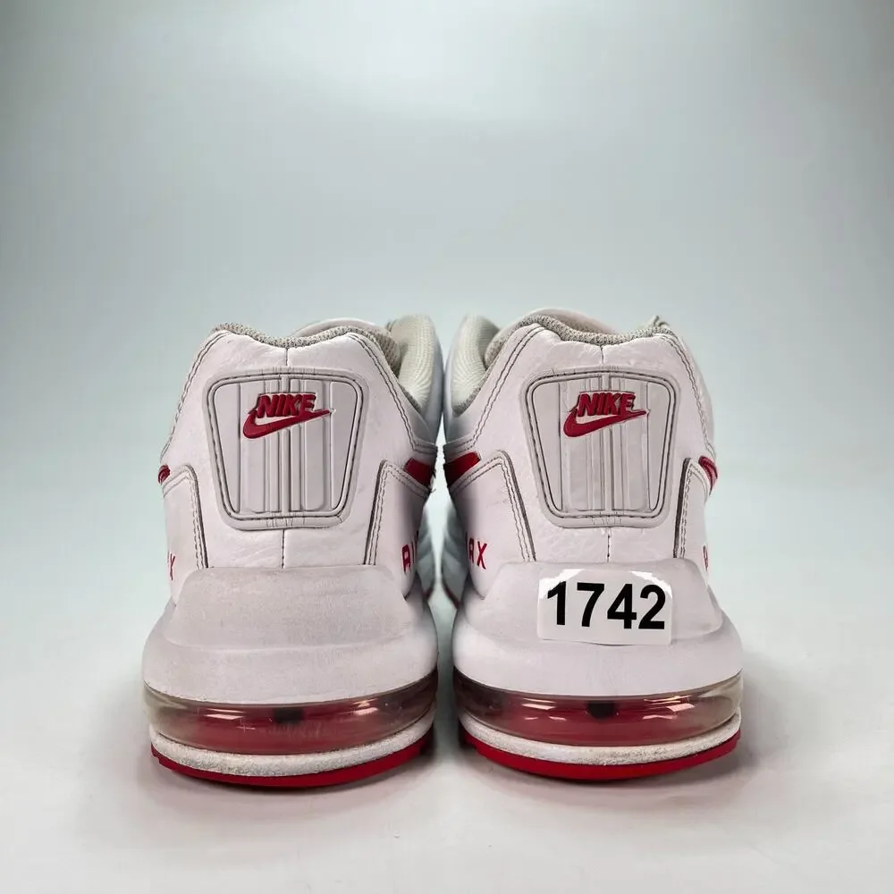 Nike Air Max LTD 3 White University Red Low Top Sneakers 687977-160 Mens Size 14